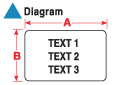 Use This Dimension Drawing for Labels that Refer to this drawing's symbol