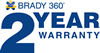 Brady 360 2-Year Warranty