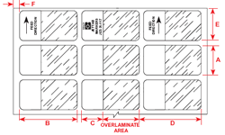 Brady Injet Sel-Laminating Label Diagram