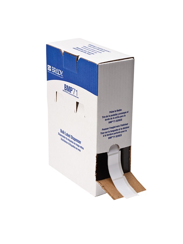 Brady Label 1x2 Polyester WT RL/1000