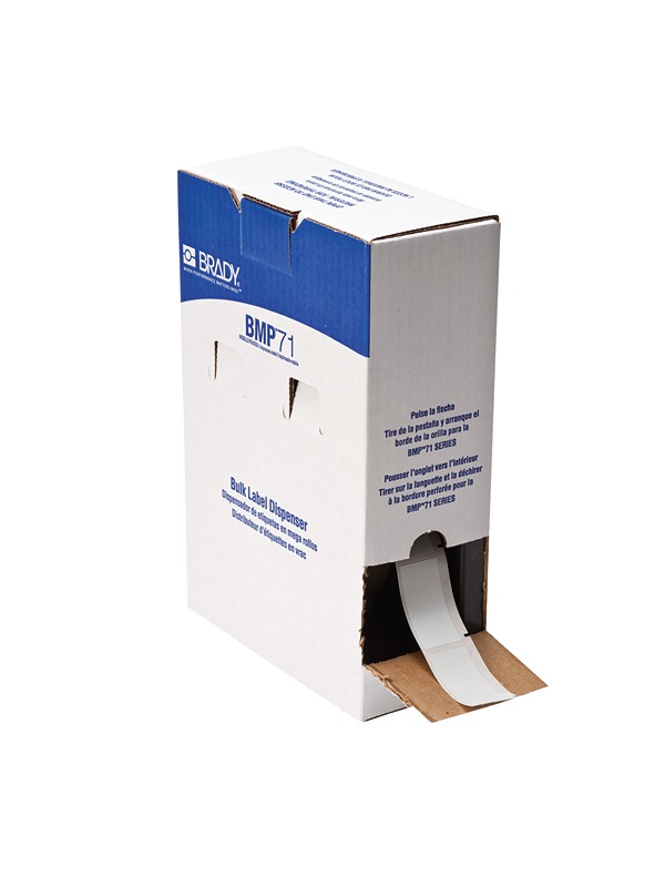 Brady Label 1x2 Metallized LTGR 1000