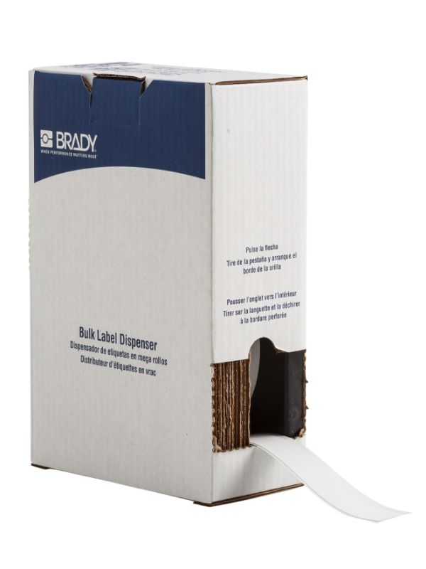 Brady Label 1" x 75' Polyester WT