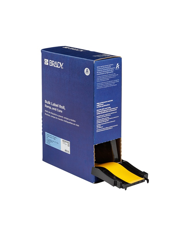 Brady Magnetic Labels 1.8" x 25' YL