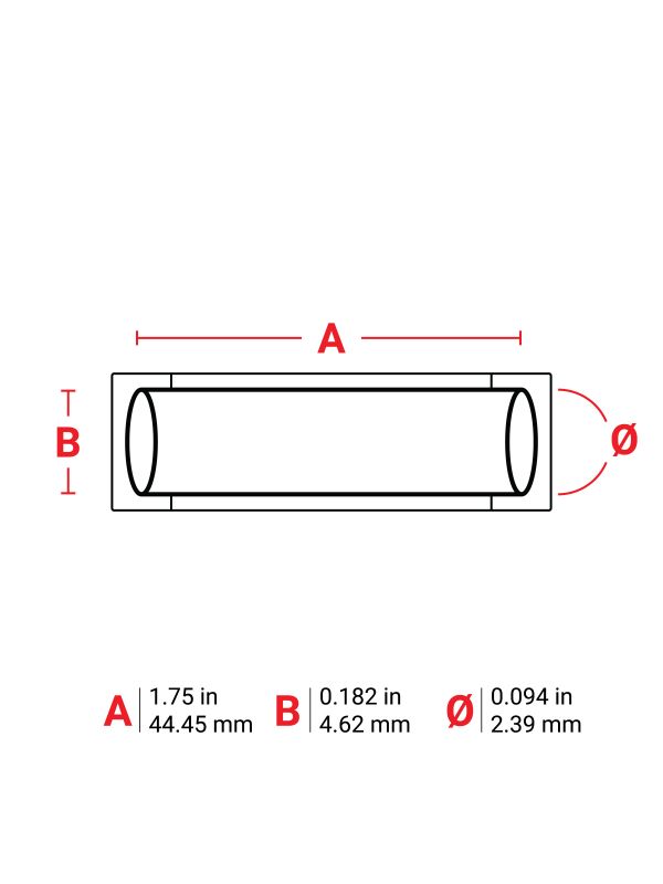 Brady Sleeve .094Dia BL 1.75" RL/100