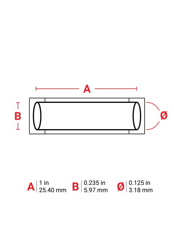 Brady Sleeve 0.125Dia RD 1" RL/100