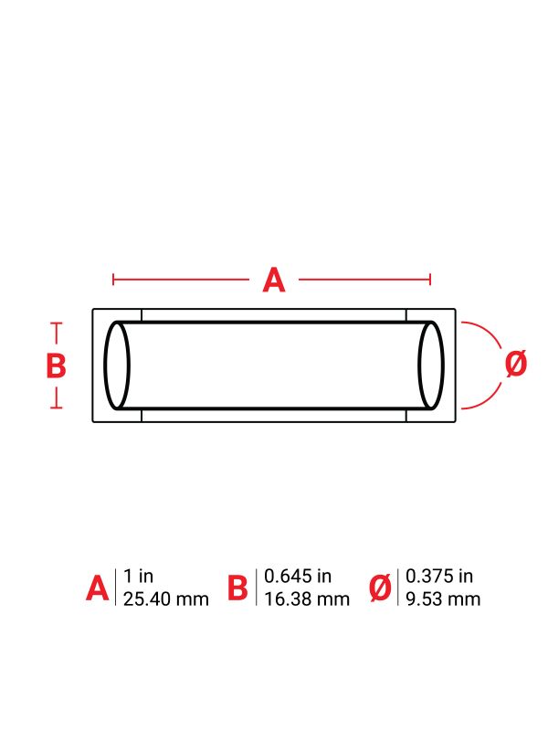 Brady Sleeve 0.375Dia BL 1" RL/100