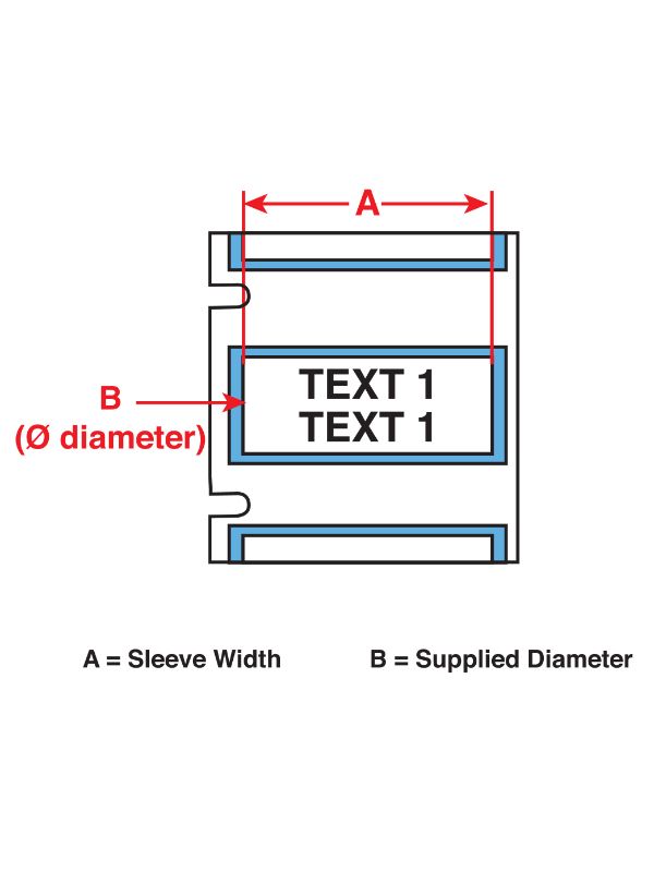 Brady Sleeve 0.75 Dia WT 1" RL/100