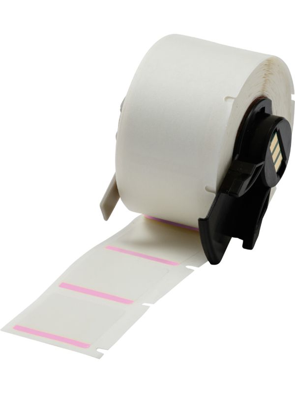 Brady Label 1x1" Polyester PK/WT 250