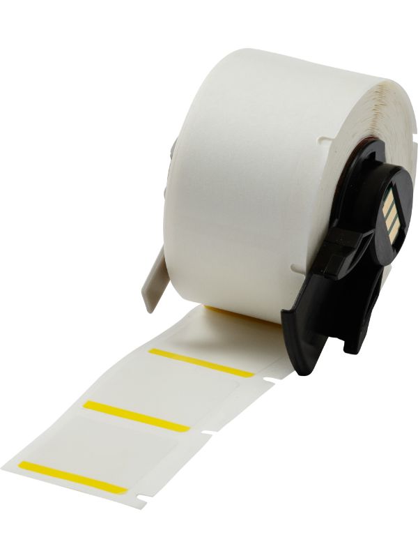 Brady Label 1x1" Polyester YL/WT 250