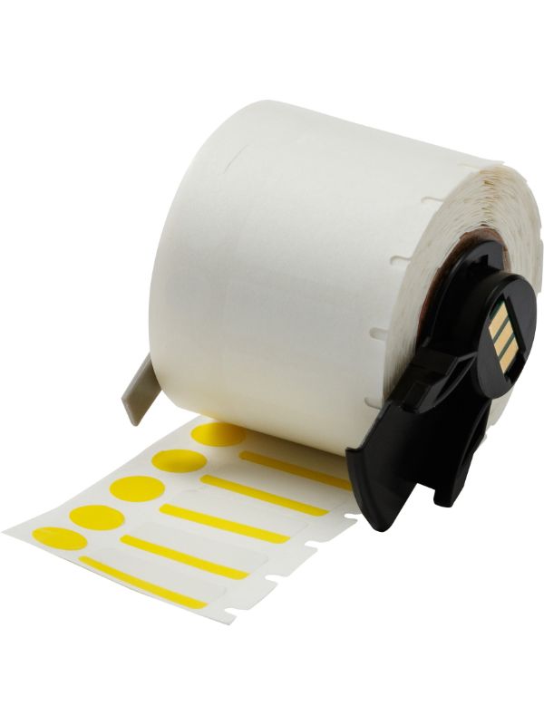 Brady Lbl .375x1x.375 Dia YL/WT 500