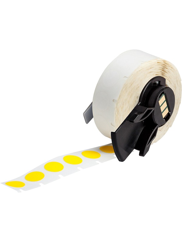 Brady Label 0.5" Dia Cloth YL 500