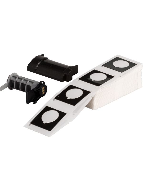 Brady Label 1.8x1.8 Polyester BK 100