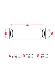Brady Sleeve 0.094Dia RD 1" RL/100