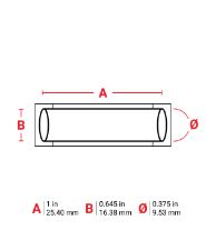 Brady Sleeve 0.375Dia BL 1" RL/100