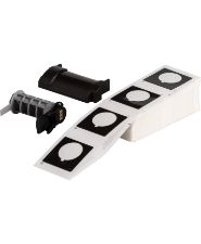 Brady Label 1.8x1.8 Polyester BK 100